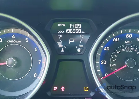 2013 Hyundai Elantra Limited из США, поврежденный, VIN KMHDH4AE7DU972099